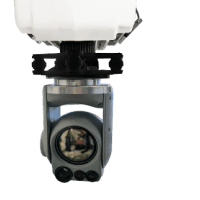 Accesorio de carga útil de cámaras de alta definición y profundidad para hexacóptero teledirigido HEIFU