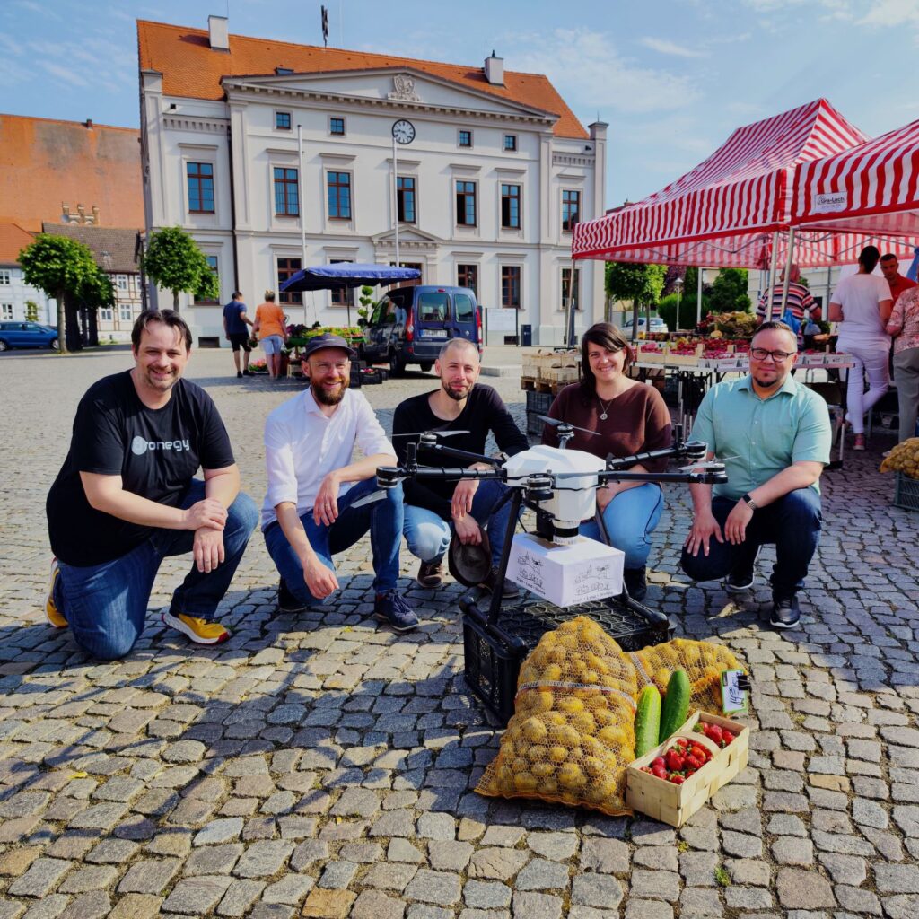 Entrega urbana e rural com drones - Drones agrícolas